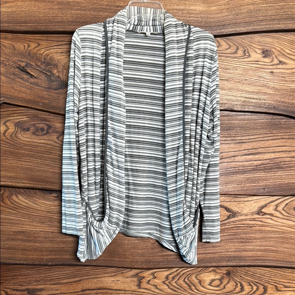 Hawthorn Striped Open Front Cardigan